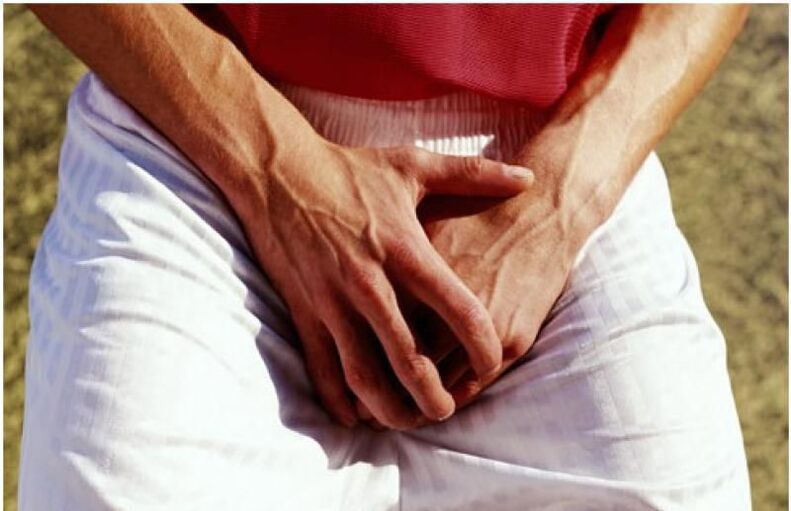 Pain combined with a mixture of blood in the discharge during arousal is a sign of a serious illness in a man. 