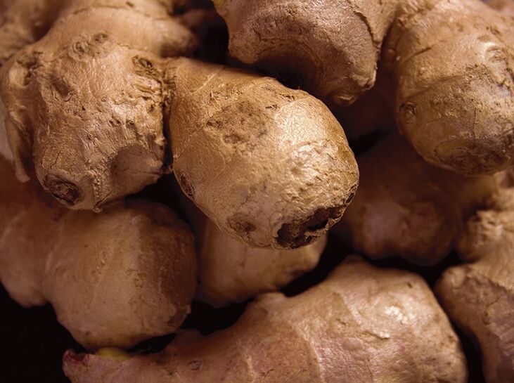 Ginger root to increase strength