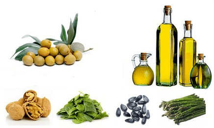 where the vitamin E contains